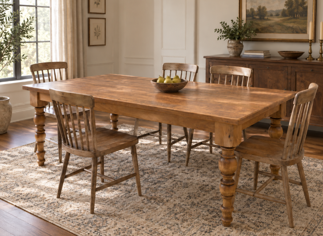 Napoleon Harvest Table handcrafted by Sunset Edge & Wood